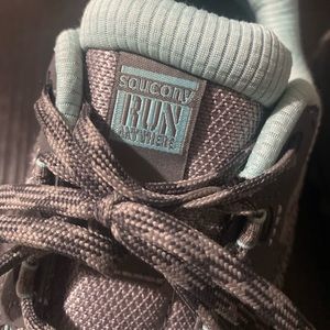 Grey and Blue Saucony Running Shoes in size 7.5